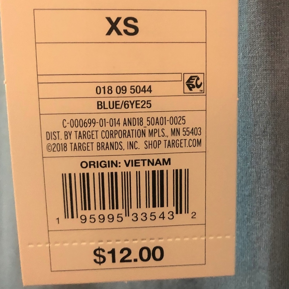 A New Day blue dress XS NWT - Picture 3 of 4